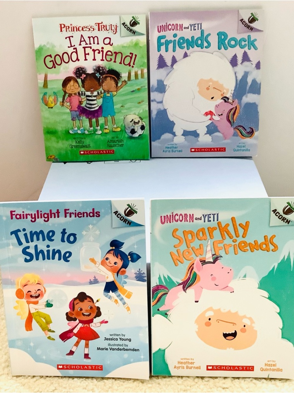 Scholastic Pastel Blue & Lavender Children's Picture Book Duo